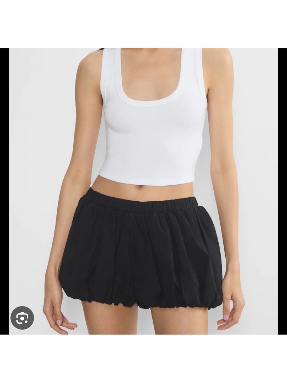 Sunday Best Black Bubble Shorts